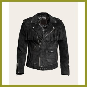 New Men Suede Leather Jacket Windbreaker Leather Biker Jacket