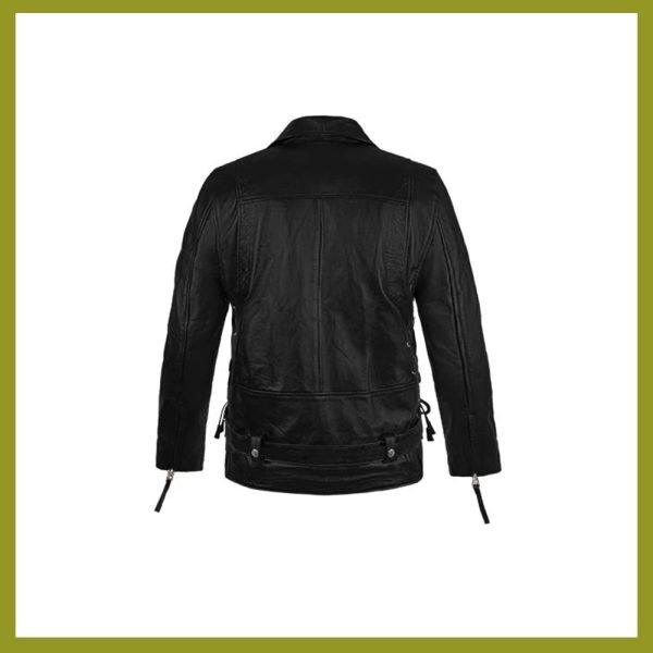 New Kids Clothing Zipper Jacket Fashion Boys Leather Jacket - Image 2