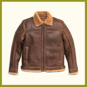 New Design Men Sheepskin Leather Jacket