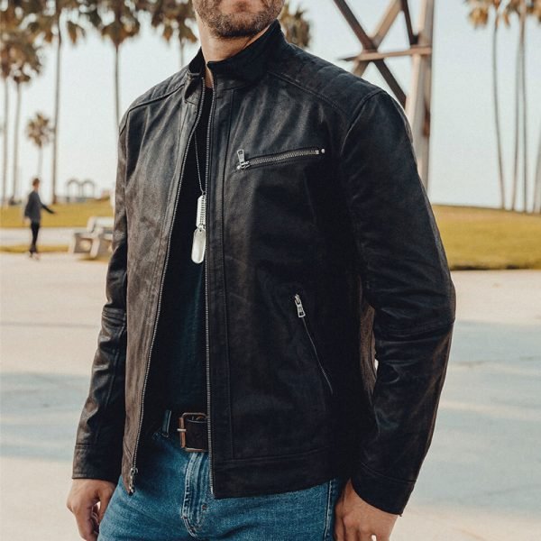 New Arrival Men High Quality Fashion Wears Best Design High Quality Men Winter Pu Leather Jacket - Image 2