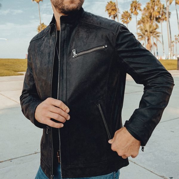 New Arrival Men High Quality Fashion Wears Best Design High Quality Men Winter Pu Leather Jacket - Image 3