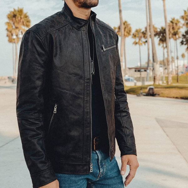New Arrival Men High Quality Fashion Wears Best Design High Quality Men Winter Pu Leather Jacket - Image 5