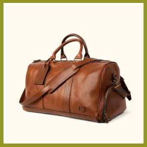 Large Capacity Fashion Durable Leather Duffel Travel Bags