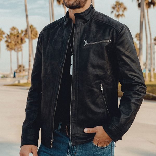 New Arrival Men High Quality Fashion Wears Best Design High Quality Men Winter Pu Leather Jacket - Image 6