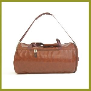 Fashion Durable Duffel Travel Bags PU Leather Sports Gym Travel Leather Duffle Bag