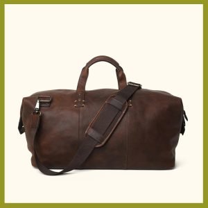 100% Leather Sports Gym Travel Leather Travel Bags