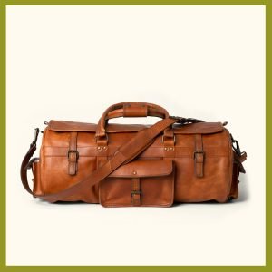 Top Quality Fashion Genuine Leather Casual Leather Travel Leather Duffle Bag