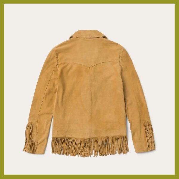 Original Leather Jacket Cowboys Jacket 100% genuine Suede leather High Quality - Image 2