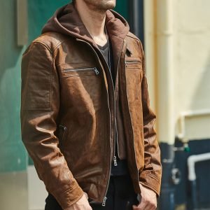 Men Winter Leather Jackets Coats Fashion Windbreaker Male Slim Fit Biker Motorcycle Leather Jacket
