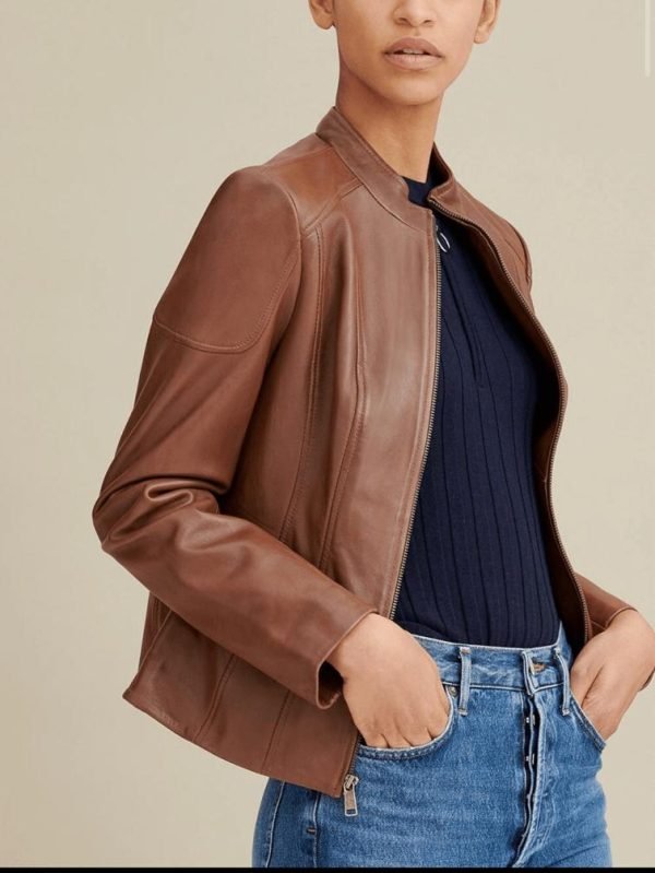 New Style Women Clothing Popular High Quality Women Leather Jackets - Image 3