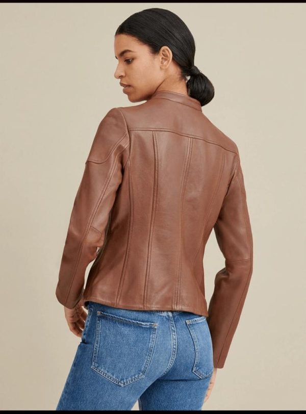 New Style Women Clothing Popular High Quality Women Leather Jackets - Image 2