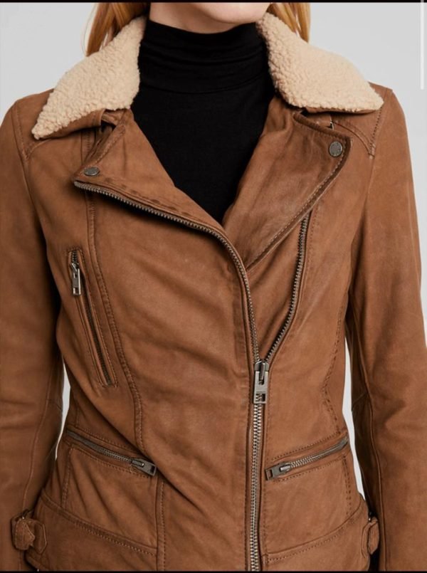 New women leather jackets for ladies fashion new arrival genuine leather jackets - Image 4