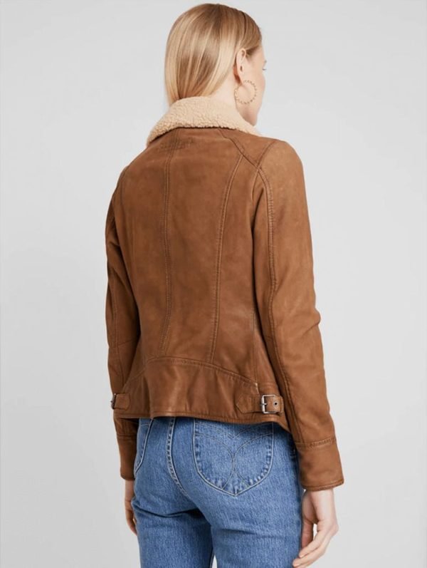New women leather jackets for ladies fashion new arrival genuine leather jackets - Image 3
